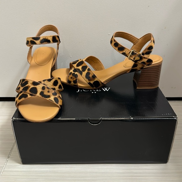 J. Crew Low Block Heel Sandals - Picture 2 of 8